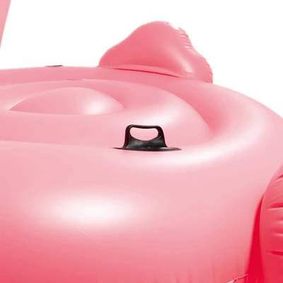 Intex 57288EP Giant Inflatable 80 Inch Mega Flamingo Island Ride On Swimming Pool Float, Pink 2 Intex 57288EP Giant Inflatable 80 Inch Mega Flamingo Island Ride On Swimming Pool Float, Pink - Image 2