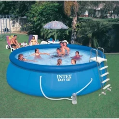 Intex Above Ground Swimming Pool, Ladder With Pump And 15’ Pool Debris Cover 8 Intex Above Ground Swimming Pool, Ladder With Pump And 15’ Pool Debris Cover -Intex GUEST 6d711331 2461 4215 84b4 a30b891cedc9