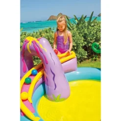 Intex 11' X 7.5' X 44" Play Center Kiddie Pool & 120V Electric Air Pump -Intex GUEST 6f7a01cd 8c4c 43c2 b739 a9dcf0da4a63