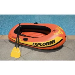 Intex Explorer 200 Inflatable Two Person Raft Boat Set -Intex GUEST 77872709 6f95 448f 9231 9103cb0386bc