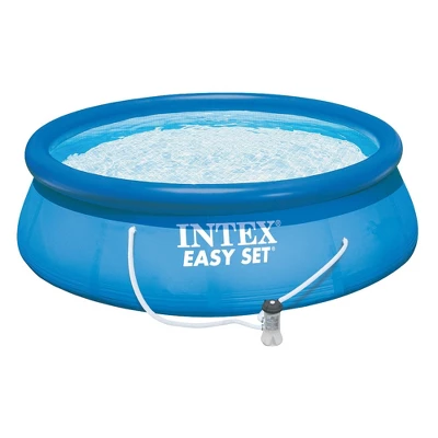 Intex Above Ground Swimming Pool, Ladder With Pump And 15’ Pool Debris Cover 2 Intex Above Ground Swimming Pool, Ladder With Pump And 15’ Pool Debris Cover - Image 2