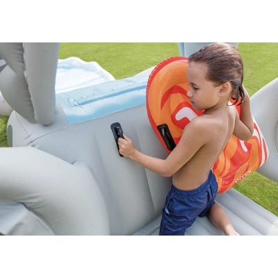 Intex Surf 'N Slide Inflatable Kids Backyard Water Slide & 120V Electric Pump 2 Intex Surf 'N Slide Inflatable Kids Backyard Water Slide & 120V Electric Pump - Image 2