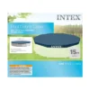 Intex 28032E 15 Foot Round Above Ground Swimming Pool Cover, (Pool Cover Only)