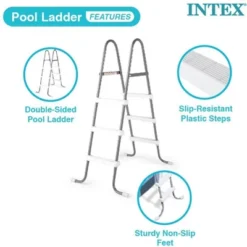 Intex Above Ground Steel Frame Swimming Pool Ladder For 42-In. Wall Height Pools -Intex GUEST 809e3666 d422 4eed adc0 60a0efce4ed9