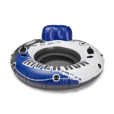 Intex River Run 1 Person Inflatable Tube Raft Float For Lake, Pool, And River 2 Intex River Run 1 Person Inflatable Tube Raft Float For Lake, Pool, And River - Image 2