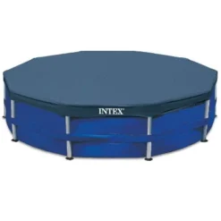 Intex 15' Round Frame Above Ground Pool Debris Cover (Pool Sold Separately) 6 Intex 15' Round Frame Above Ground Pool Debris Cover (Pool Sold Separately) -Intex GUEST 86158185 4b6b 49c3 8261 a35982821ac5