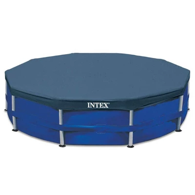 Intex Steel Frame Pool Ladder For 42' Wall Height & 15' Round Pool Debris Cover 1 Intex Steel Frame Pool Ladder For 42' Wall Height & 15' Round Pool Debris Cover