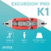 Intex Excursion Pro Inflatable Vinyl Kayak With 2 Oars And Pump
