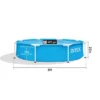 Intex 28205EH 8 Foot X 20 Inch Round Metal Frame Outdoor Backyard Above Ground Swimming Pool With Reinforced Sidewalls, Blue (Pool Only)