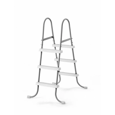 Intex Above Ground Steel Frame Pool Ladder 42-Inch + Protective Pool Ladder Mat 1 Intex Above Ground Steel Frame Pool Ladder 42-Inch + Protective Pool Ladder Mat