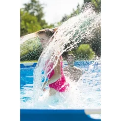 Intex 9.8' X 29.5" Rectangular Frame Above Ground Outdoor Backyard Swimming Pool -Intex GUEST 8c448078 9dc6 49ea ad70 7c146d392f6a