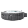 Intex PureSpa Greywood Deluxe 85" X 25" Outdoor Portable Inflatable 6 Person Round Hot Tub Bubble Jet Spa With 6 Type S1 Pool Filter Cartridges