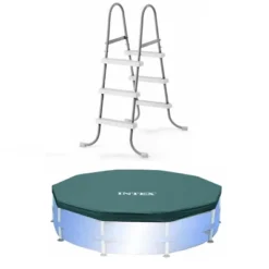 Intex Steel Frame Pool Ladder For 42' Wall Height & 15' Round Pool Debris Cover 11 Intex Steel Frame Pool Ladder For 42' Wall Height & 15' Round Pool Debris Cover -Intex GUEST 98548803 c35a 45e8 9340 7c2bb2140a57