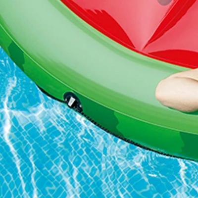 Intex Giant Inflatable 72 Inch Watermelon Island Swimming Pool Raft | 56283EP 4 Intex Giant Inflatable 72 Inch Watermelon Island Swimming Pool Raft | 56283EP - Image 4