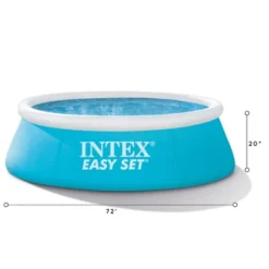 Intex 28101EH Easy Set 6 Foot X 20 Inch Round Above Ground Outdoor Backyard Kids Swimming Pool, 234 Gallons Of Water Capacity, Blue -Intex GUEST 9c7c2c9a 8e3e 46bc a8cc 97815e5a2c59