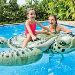 Intex Realistic Sea Turtle Inflatable Ride On Pool Float With Heavy Duty Handles For Pool Rafts And Inflatable Ride Ons (4 Pack) -Intex GUEST 9d12ea64 87e3 46e4 be19 25eefc5218ad