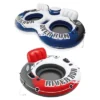 Intex 58837EP River Run Inflatable 2 Rider Inflatable Innertube Float With Built In Cooler + Intex 56825EP River Run Single Inflatable Innertube Float