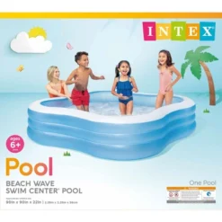 Intex Swim Center 90in X 90in X 2in Inflatable Play Kids Backyard Swimming Pool 7 Intex Swim Center 90in X 90in X 2in Inflatable Play Kids Backyard Swimming Pool -Intex GUEST a6fac636 7177 4f4f 8a5d 03a8b6002a12