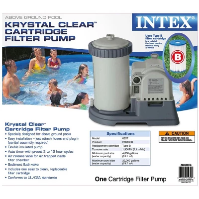 Intex Easy Set Pool Replacement Cartridge Filter Pump 5 Intex Easy Set Pool Replacement Cartridge Filter Pump - Image 5