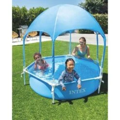 Intex 28209EP Canopy Metal Frame Above Ground Swimming Pool