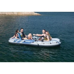 Intex Excursion 4 Inflatable Raft Set W/ 2 Transom Mount 8 Speed Trolling Motors 7 Intex Excursion 4 Inflatable Raft Set W/ 2 Transom Mount 8 Speed Trolling Motors -Intex GUEST ae3930d7 4437 40cf b5a4 81820246e9cc 1