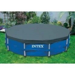 Intex 15' Round Frame Above Ground Pool Debris Cover (Pool Sold Separately) 7 Intex 15' Round Frame Above Ground Pool Debris Cover (Pool Sold Separately) -Intex GUEST aecf46f2 3bdd 4d87 8a52 5ca3f654103b