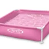 Intex Mini Frame Above Ground Swimming Pool Pink 48in X 48in X12in