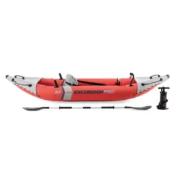 Intex 68303EP Excursion Pro K1 Single Person Inflatable Vinyl Fishing Kayak Set With Aluminum Oar And High Output Pump - Red -Intex GUEST c0a0a37f 8241 4901 b195 67b71abc95a3