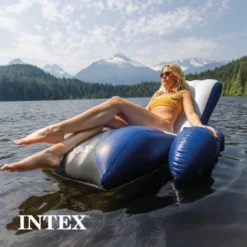 Intex Inflatable Floating Comfortable Recliner Lounges With Cup Holders -Intex GUEST c1ac4138 0438 4662 aed8 255ee8d0b22e