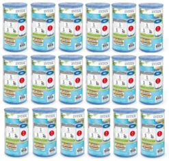 Intex Type A Easy Set Pool Filter Cartridge (18-Pack) | 29000E (59900E)