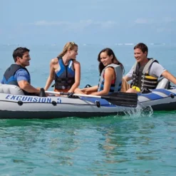 Intex Excursion Inflatable 5 Person Water Fishing River Boat Raft Set With Oars 7 Intex Excursion Inflatable 5 Person Water Fishing River Boat Raft Set With Oars -Intex GUEST c50461ee c6d0 4faf b2ef 6cff91c5227c 1