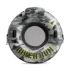 Intex 56835EP River Run I Camo Inflatable Floating Towable Water Tube Raft With Cup Holders And Handles For River, Lake Or Pools, Gray Camo