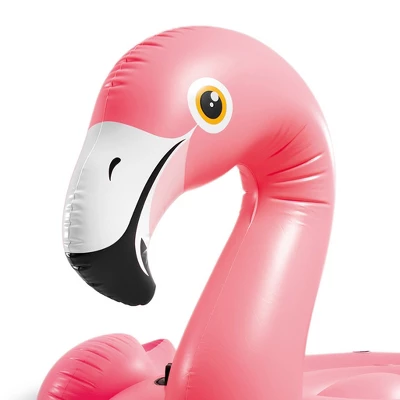 Intex 57288EP Giant Inflatable 80 Inch Mega Flamingo Island Ride On Swimming Pool Float, Pink 1 Intex 57288EP Giant Inflatable 80 Inch Mega Flamingo Island Ride On Swimming Pool Float, Pink