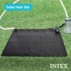 Intex Solar Mat Water Heater - Black Bundled W/ Wall-Mounted Automatic Skimmer