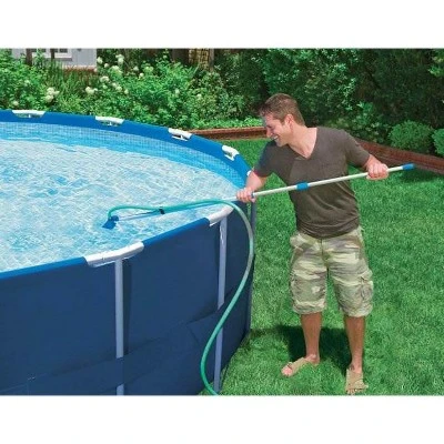 Intex Cleaning Maintenance Swimming Pool Kit W/ Vacuum, Skimmer & Pole | 28002E 1 Intex Cleaning Maintenance Swimming Pool Kit W/ Vacuum, Skimmer & Pole | 28002E