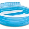Intex Swim Center Inflatable Family Lounge Pool, 88" X 85" X 30", For Ages 3+