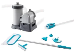 INTEX 2500 GPH GCFI Pool Filter Pump With Timer (633T) & Deluxe Maintenance Kit