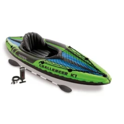 Intex Challenger K1 1-Person Inflatable Sporty Kayak + Oars And Pump | 68305EP -Intex GUEST d55e3370 9882 4582 b082 0f30fd73d3fb