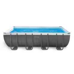 Intex 18ft X 9ft X 52in Rectangular Ultra Frame Pool Set
