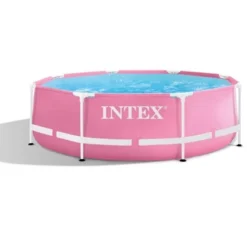 Intex PINK Metal Frame 8FT X 30IN Above Ground Pool Set With Pump -Intex GUEST d85d5c5a 3e2b 4226 b4b5 0902d69c3baa