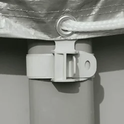 Intex 28041E UV Resistant Deluxe Debris Pool Cover For 18-Foot Intex Ultra Frame Round Above Ground Swimming Pools With Drain Holes, Gray -Intex GUEST dc095cb6 8ffe 4096 b1ac 9fb5b7d07288