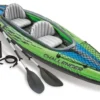 Intex Challenger K2 Kayak 2 Person Inflatable Kayak Set With Aluminum Oars