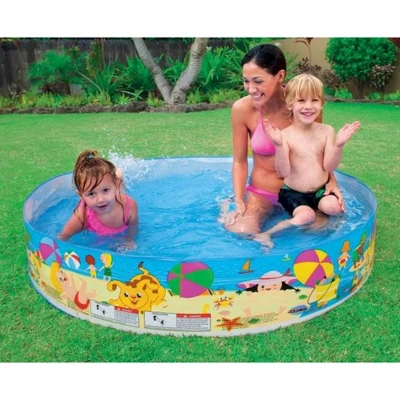 INTEX Beach Days Snapset Instant Kids Childrens Swimming Pool 2 INTEX Beach Days Snapset Instant Kids Childrens Swimming Pool - Image 2