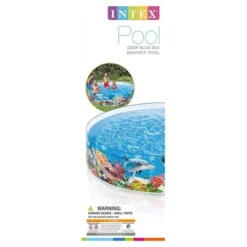 Intex Deep Sea Blue 8 Feet X 18 Inch SnapSet Instant Round Above Ground Swimming Kiddie Pool For Kids Ages 3 Years And Up 6 Intex Deep Sea Blue 8 Feet X 18 Inch SnapSet Instant Round Above Ground Swimming Kiddie Pool For Kids Ages 3 Years And Up -Intex GUEST e0f2687d 3b20 40fe 9074 9c40c2986d14