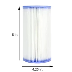 Intex Easy Set 18' X 48" Round Inflatable Above Ground Swimming Pool Set With Filter Pump, Ladder, Pool Cover, And Filter Cartridges (6 Pack) 9 Intex Easy Set 18' X 48" Round Inflatable Above Ground Swimming Pool Set With Filter Pump, Ladder, Pool Cover, And Filter Cartridges (6 Pack) -Intex GUEST e14b674d 908e 498d 9e86 290c53036289