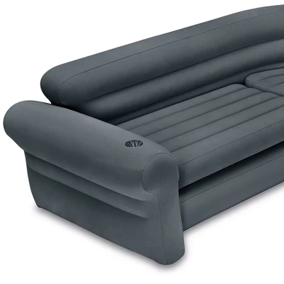 Intex Inflatable Couch Sectional, Gray & Intex Inflatable Couch Sectional, Beige 4 Intex Inflatable Couch Sectional, Gray & Intex Inflatable Couch Sectional, Beige - Image 4