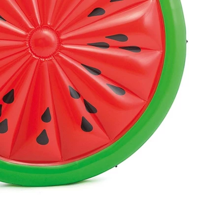 Intex Giant Inflatable 72 Inch Watermelon Island Swimming Pool Raft | 56283EP 2 Intex Giant Inflatable 72 Inch Watermelon Island Swimming Pool Raft | 56283EP - Image 2