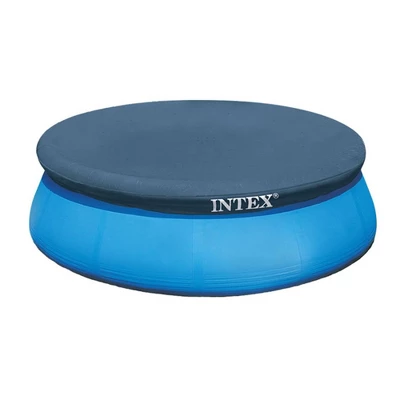 Intex Easy Set 8 Foot X 30 Inch Inflatable Round Above Ground Outdoor Backyard Swimming Pool With Protective Round Vinyl Pool Cover 1 Intex Easy Set 8 Foot X 30 Inch Inflatable Round Above Ground Outdoor Backyard Swimming Pool With Protective Round Vinyl Pool Cover