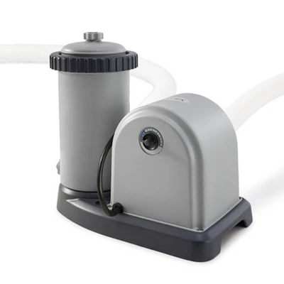 Intex Easy Set 18' X 48" Round Inflatable Above Ground Swimming Pool Set With Filter Pump, Ladder, Pool Cover, And Filter Cartridges (6 Pack) 4 Intex Easy Set 18' X 48" Round Inflatable Above Ground Swimming Pool Set With Filter Pump, Ladder, Pool Cover, And Filter Cartridges (6 Pack) - Image 4