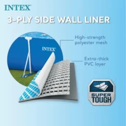 INTEX Rectangular Frame 14.9 Ft X 7.2 Ft X 2.75 Ft Above Ground Swimming Pool Set: Filter Pump – Rust-Resistant Frame – Tool-Free Assembly – 28279EH -Intex GUEST e6f6549e f40e 4780 966d 5cfe8e8e8421